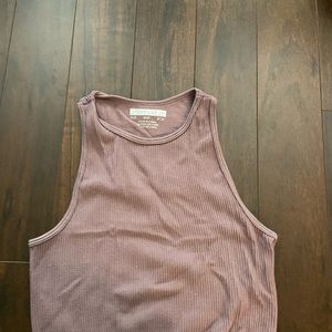 Purple ribbed Forever 21 top